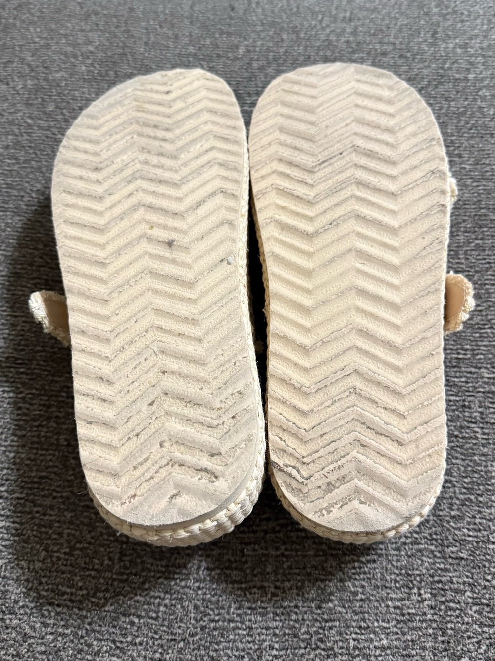 Steve Madden Karrigan Beige Woven Double-Buckle Platform Sandals - Picture 5 of 8